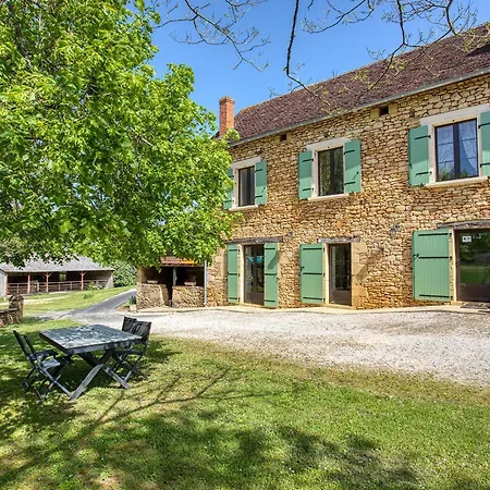 Paisible Proche Sarlat Avec Animaux Et Jardin - Fr-1-616-295